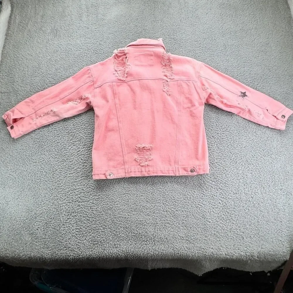 Unbranded Women's Pink and Silver Gilet